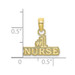 10K Yellow Gold #1 Nurse Pendant - (A88-833)
