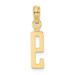 10K Yellow Gold Number 9 Block Charm Pendant - (A88-853) 10K Yellow Gold Number 9 Block Charm Pendant - (A88-853)