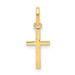 14K Yellow Gold Small Cross Charm - (A98-853) 14K Yellow Gold Small Cross Charm - (A98-853)