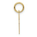 14K Yellow Gold Key Charm - (B11-841)