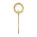 14K Yellow Gold Small Script Initial Letter C Charm Pendant - (B11-997) 14K Yellow Gold Small Script Initial Letter C Charm Pendant - (B11-997)