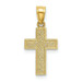 14K Yellow Gold Diamond-cut Cross with X Center Pendant - (A85-904) 14K Yellow Gold Diamond-cut Cross with X Center Pendant - (A85-904)