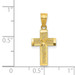 14K Yellow Gold Diamond-cut Cross with X Center Pendant - (A85-904) 14K Yellow Gold Diamond-cut Cross with X Center Pendant - (A85-904)