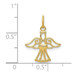 14K Yellow Gold Polished Small Angel with Heart Pendant - (A85-923) 14K Yellow Gold Polished Small Angel with Heart Pendant - (A85-923)