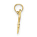 10K Yellow Gold Hockey Mom Charm Pendant - (A88-535) 10K Yellow Gold Hockey Mom Charm Pendant - (A88-535)