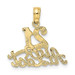 10K Yellow Gold 21 At Last Pendant - (A88-596) 10K Yellow Gold 21 At Last Pendant - (A88-596)