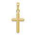 10K Yellow Gold Cross Pendant - (A88-698)