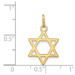 14K Yellow Gold Star of David Pendant 21mm length - (A98-920) 14K Yellow Gold Star of David Pendant 21mm length - (A98-920)