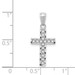 14K White Gold Cross Pendant 25mm length - (B11-101) 14K White Gold Cross Pendant 25mm length - (B11-101)