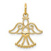 14K Yellow Gold Angel Charm - (B11-240)
