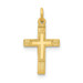 14K Yellow Gold Small Cross Charm - (B11-322) 14K Yellow Gold Small Cross Charm - (B11-322)