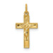 14K Yellow Gold INRI Crucifix Charm - (B11-468) 14K Yellow Gold INRI Crucifix Charm - (B11-468)