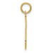 14K Yellow Gold Racquet Charm - (A82-526)