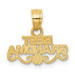 14K Yellow Gold Best Grandma Pendant - (A84-593) 14K Yellow Gold Best Grandma Pendant - (A84-593)