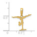 14K Yellow Gold Gymnastics Pendant - (A85-481)