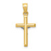 14K Two-tone Gold Hollow Crucifix Charm - (A86-948) 14K Two-tone Gold Hollow Crucifix Charm - (A86-948)