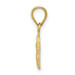 14K Yellow Gold Satin & Diamond-cut Our Lady of Guadalupe Pendant - (A87-397) 14K Yellow Gold Satin & Diamond-cut Our Lady of Guadalupe Pendant - (A87-397)