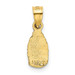 14K Yellow Gold Satin & Diamond-cut Our Lady of Guadalupe Pendant - (A87-397) 14K Yellow Gold Satin & Diamond-cut Our Lady of Guadalupe Pendant - (A87-397)