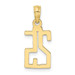 10K Yellow Gold Number 25 Pendant - (A88-867) 10K Yellow Gold Number 25 Pendant - (A88-867)