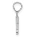 14K White Gold Polished F Block Initial Charm Pendant - (A90-520) 14K White Gold Polished F Block Initial Charm Pendant - (A90-520)