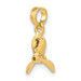 14K Yellow Gold 3-D With 3 Blades Propeller Charm Pendant - (A92-964)