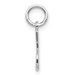 14K White Gold #1 Dad Charm Pendant - (A98-395) 14K White Gold #1 Dad Charm Pendant - (A98-395)