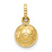 14K Yellow Gold 3-D Soccer Ball Charm - (A98-893) 14K Yellow Gold 3-D Soccer Ball Charm - (A98-893)