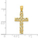 14K Yellow Gold Cross Pendant 27mm length - (B11-125) 14K Yellow Gold Cross Pendant 27mm length - (B11-125)