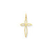 14K Yellow Gold Laser Designed Cross Charm 22mm length - (B11-135) 14K Yellow Gold Laser Designed Cross Charm 22mm length - (B11-135)