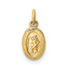 14K Yellow Gold Saint Christopher Medal Charm 6mm width - (B11-217) 14K Yellow Gold Saint Christopher Medal Charm 6mm width - (B11-217)