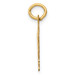 14K Yellow Gold Pistol Charm - (B11-979)