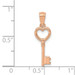 14K Rose Gold Key Pendant - (B13-255) 14K Rose Gold Key Pendant - (B13-255)