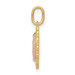 14K Two-tone Gold Guadalupe Pendant - (B14-316) 14K Two-tone Gold Guadalupe Pendant - (B14-316)