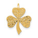 14K Yellow Gold Shamrock Chain Slide - (A82-599)
