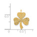 14K Yellow Gold Shamrock Chain Slide - (A82-599)