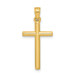 14K Yellow Gold Polished Hollow Cross Pendant - (A83-291) 14K Yellow Gold Polished Hollow Cross Pendant - (A83-291)