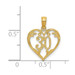 14K Yellow Gold 30 in Heart Cut-out Pendant - (A83-371) 14K Yellow Gold 30 in Heart Cut-out Pendant - (A83-371)