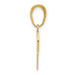 14K Yellow Gold Basketball Hoop and Ball Pendant - (A83-555) 14K Yellow Gold Basketball Hoop and Ball Pendant - (A83-555)