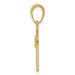 14K Yellow Gold Polished Cross Charm 22mm length - (A83-650) 14K Yellow Gold Polished Cross Charm 22mm length - (A83-650)