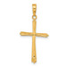 14K Yellow Gold Cross Pendant 30mm length - (A83-795) 14K Yellow Gold Cross Pendant 30mm length - (A83-795)