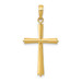 14K Yellow Gold Cross Pendant 30mm length - (A83-795) 14K Yellow Gold Cross Pendant 30mm length - (A83-795)