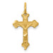 14K Yellow Gold INRI Diamond-cut Crucifix Charm - (A83-819) 14K Yellow Gold INRI Diamond-cut Crucifix Charm - (A83-819)