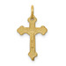 14K Yellow Gold INRI Diamond-cut Crucifix Charm - (A83-819) 14K Yellow Gold INRI Diamond-cut Crucifix Charm - (A83-819)