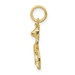 14K Yellow Gold Polished Open-Backed Deer Charm - (A84-677) 14K Yellow Gold Polished Open-Backed Deer Charm - (A84-677)