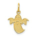 14K Yellow Gold Ghost Charm - (A85-152) 14K Yellow Gold Ghost Charm - (A85-152)
