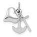 14K White Gold Heart, Cross and Anchor Pendant - (A85-195) 14K White Gold Heart, Cross and Anchor Pendant - (A85-195)