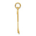 14K Yellow Gold Ski Poles Charm - (A85-369) 14K Yellow Gold Ski Poles Charm - (A85-369)