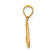 14K Yellow Gold Satin & Diamond-cut Mary Pendant - (A85-646) 14K Yellow Gold Satin & Diamond-cut Mary Pendant - (A85-646)