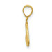 14K Yellow Gold Satin & Diamond-cut Mary Pendant - (A85-646) 14K Yellow Gold Satin & Diamond-cut Mary Pendant - (A85-646)