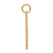 10K Yellow Gold Nugget Cross Charm - (A86-667) 10K Yellow Gold Nugget Cross Charm - (A86-667)
